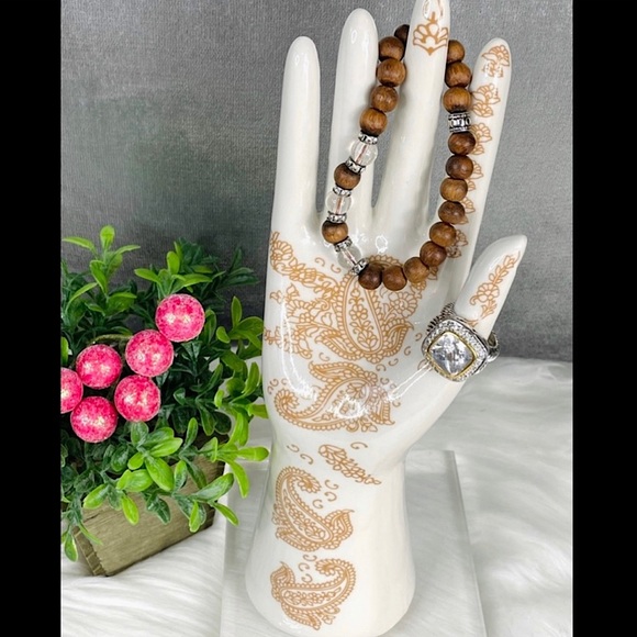 - Other - JEWELRY HOLDER Hand Decor Boho Display Tattooed henna hand jewelry display